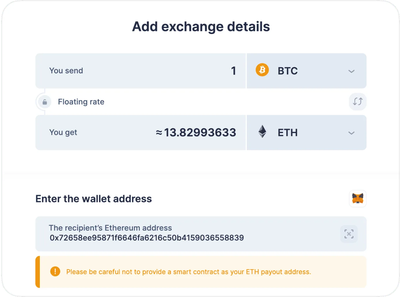 simpleswap wallet address