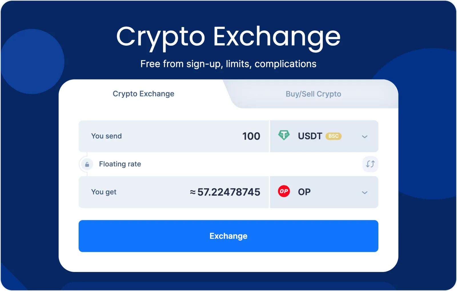 usdt op optimism simpleswap exchange
