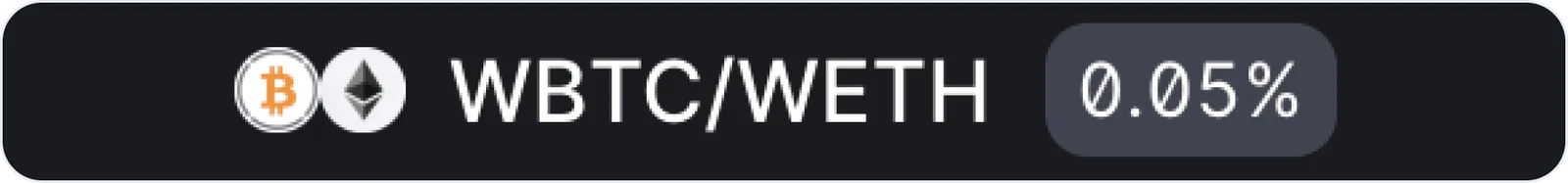 wbtc weth pair