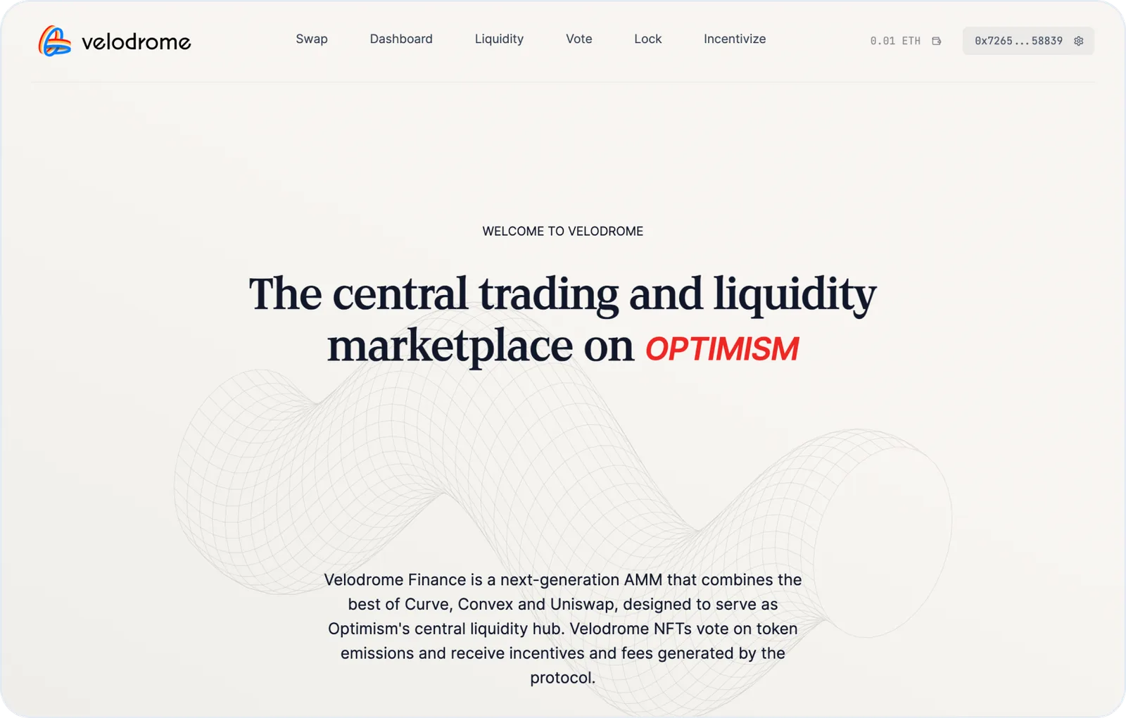 velodrome protocol website