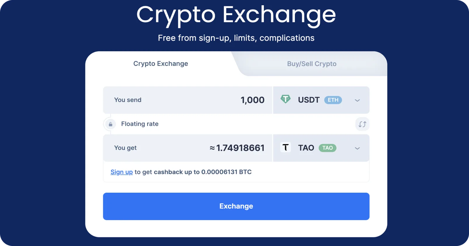 simpleswap exchange
