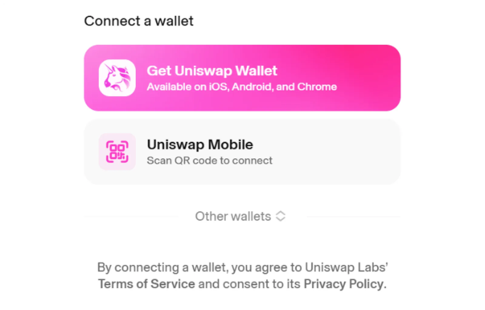 uniswap crypto wallet
