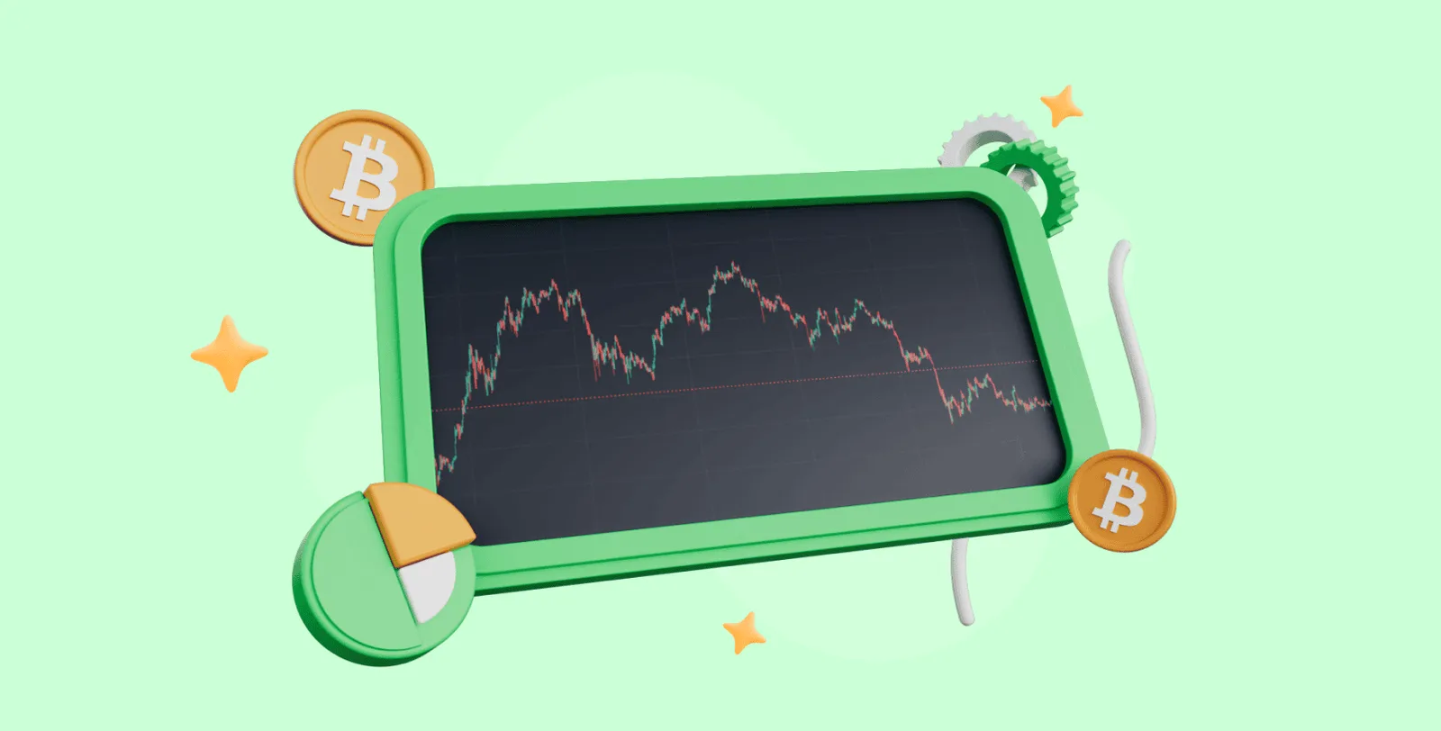 btc graphs candles