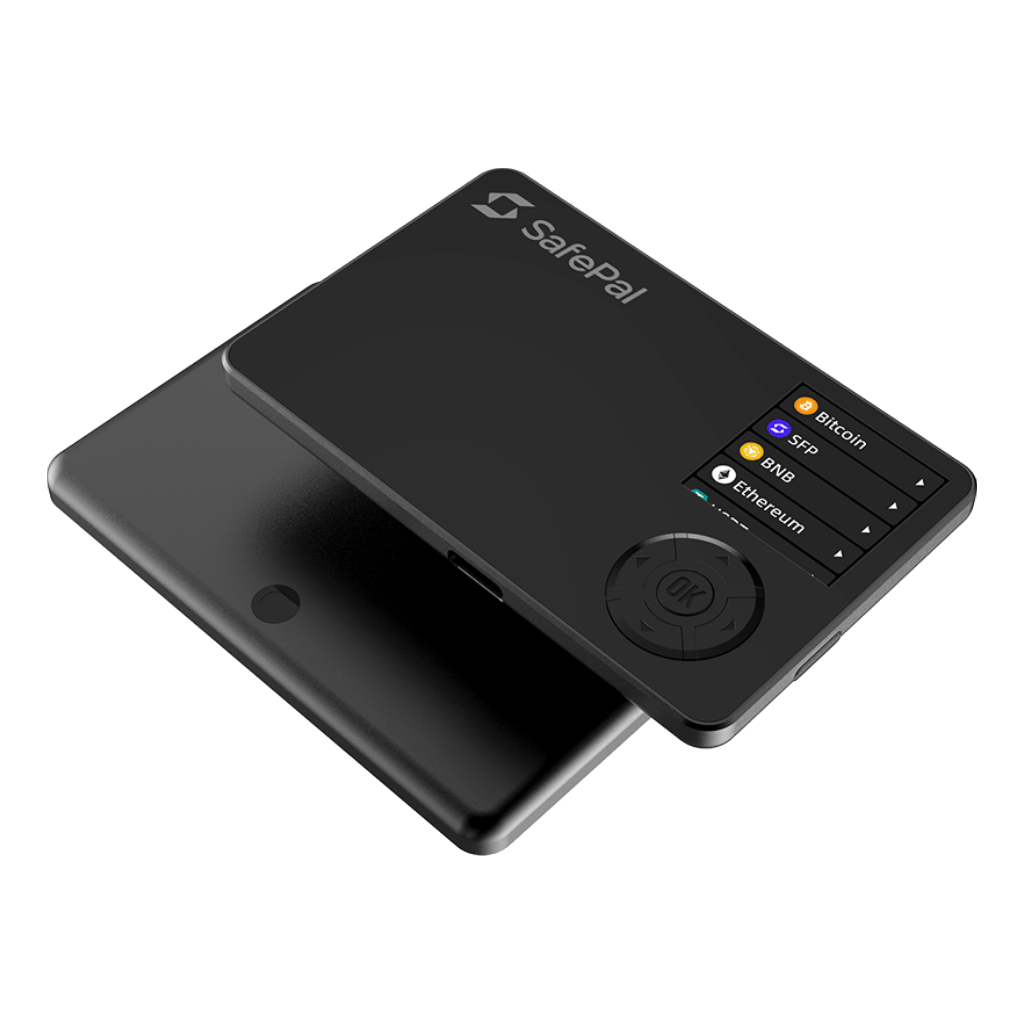 SafePal S1 Pro hardware wallet, front and back